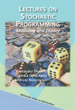 Couverture de l’ouvrage Lectures on Stochastic Programming