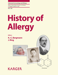 Couverture de l’ouvrage History of Allergy