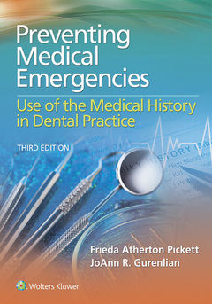 Cover of the book Preventing Medical Emergencies: Use of the Medical History in Dental Practice