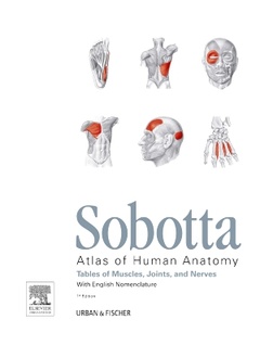 Cover of the book Sobotta Tables of Muscles, Joints and Nerves, English