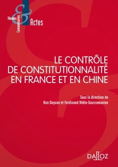 Couverture de l’ouvrage Le contrôle de constitutionnalité en France et en Chine