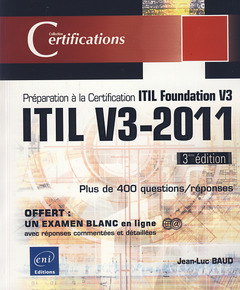 Cover of the book ITIL V3-2011 - Préparation à la certification ITIL Foundation V3 (3ième édition)
