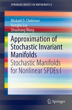 Couverture de l’ouvrage Approximation of Stochastic Invariant Manifolds
