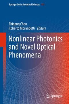 Couverture de l’ouvrage Nonlinear Photonics and Novel Optical Phenomena