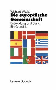 Couverture de l’ouvrage Die Europäische Gemeinschaft