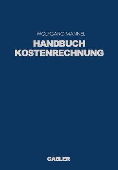 Couverture de l’ouvrage Handbuch Kostenrechnung