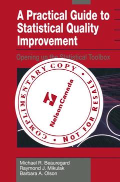 Cover of the book A Practical Guide to Statistical Quality Improvement