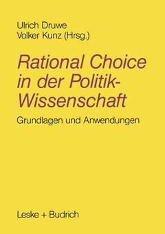 Couverture de l’ouvrage Rational Choice in der Politikwissenschaft