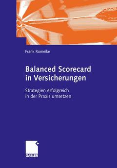 Cover of the book Balanced Scorecard in Versicherungen