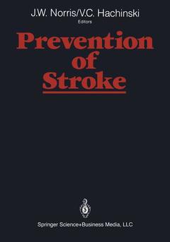 Couverture de l’ouvrage Prevention of Stroke