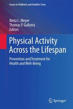 Couverture de l’ouvrage Physical Activity Across the Lifespan