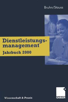 Couverture de l’ouvrage Dienstleistungsmanagement Jahrbuch 2000