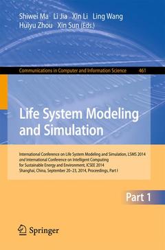 Couverture de l’ouvrage Life System Modeling and Simulation