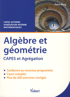 Couverture de l’ouvrage Algèbre et géométrie