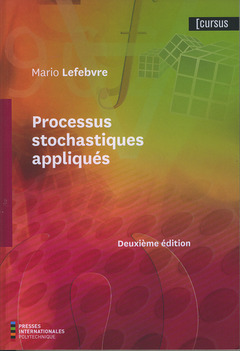 Couverture de l’ouvrage Processus stochastiques appliqués