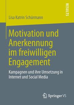 Couverture de l’ouvrage Motivation und Anerkennung im freiwilligen Engagement