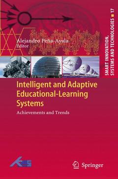 Couverture de l’ouvrage Intelligent and Adaptive Educational-Learning Systems