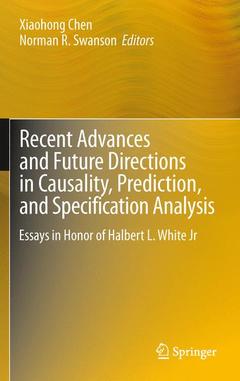 Cover of the book Recent Advances and Future Directions in Causality, Prediction, and Specification Analysis