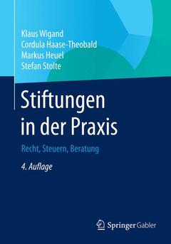 Couverture de l’ouvrage Stiftungen in der Praxis