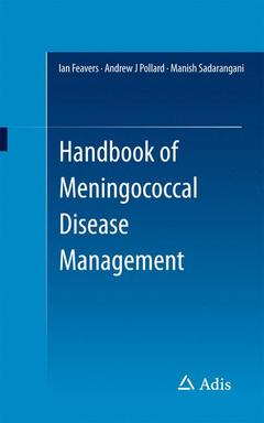 Couverture de l’ouvrage Handbook of Meningococcal Disease Management