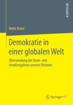 Couverture de l’ouvrage Demokratie in einer globalen Welt