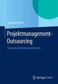 Couverture de l’ouvrage Projektmanagement-Outsourcing