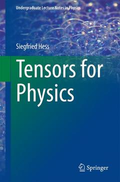 Couverture de l’ouvrage Tensors for Physics