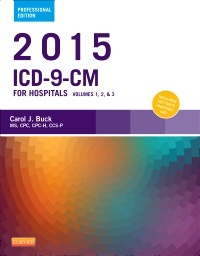 Cover of the book 2015 ICD-9-CM for Hospitals, Volumes 1, 2 and 3 Professional Edition