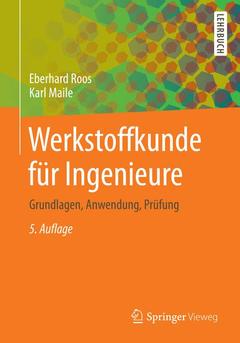 Couverture de l’ouvrage Werkstoffkunde für Ingenieure
