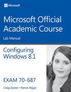 Couverture de l’ouvrage 70-687 Configuring Windows 8.1 Lab Manual