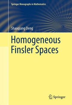 Couverture de l’ouvrage Homogeneous Finsler Spaces