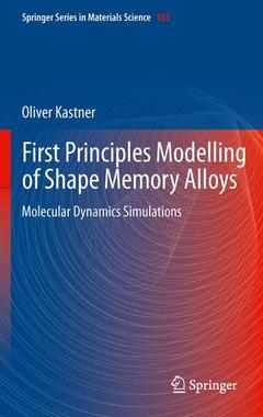 Couverture de l’ouvrage First Principles Modelling of Shape Memory Alloys