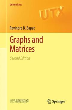 Couverture de l’ouvrage Graphs and Matrices