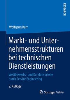 Couverture de l’ouvrage Markt- und Unternehmensstrukturen bei technischen Dienstleistungen
