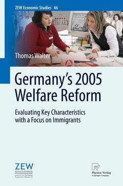 Couverture de l’ouvrage Germany's 2005 Welfare Reform