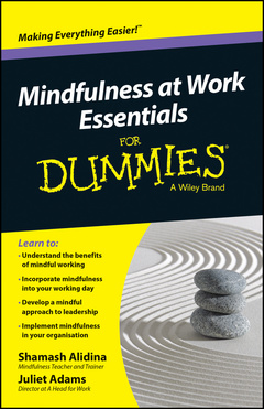 Couverture de l’ouvrage Mindfulness At Work Essentials For Dummies