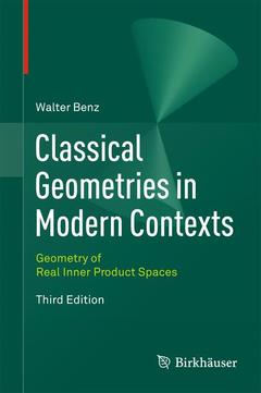 Cover of the book Classical Geometries in Modern Contexts
