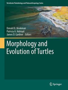 Couverture de l’ouvrage Morphology and Evolution of Turtles