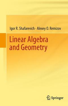 Couverture de l’ouvrage Linear Algebra and Geometry