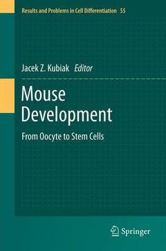 Couverture de l’ouvrage Mouse Development
