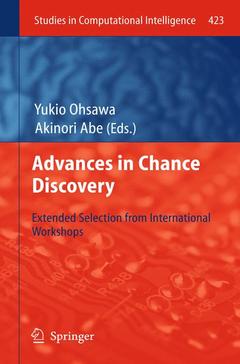 Couverture de l’ouvrage Advances in Chance Discovery