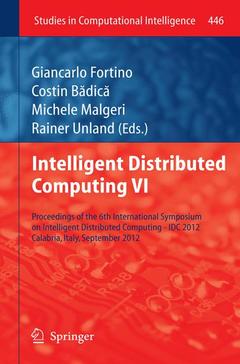 Couverture de l’ouvrage Intelligent Distributed Computing VI