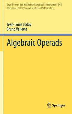 Couverture de l’ouvrage Algebraic Operads