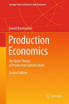Couverture de l’ouvrage Production Economics