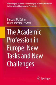 Couverture de l’ouvrage The Academic Profession in Europe: New Tasks and New Challenges