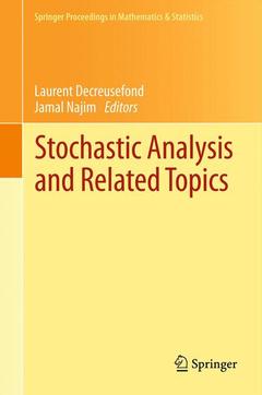 Cover of the book Stochastic Analysis and Related Topics