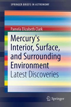 Couverture de l’ouvrage Mercury's Interior, Surface, and Surrounding Environment