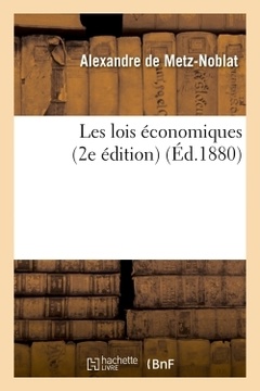 Cover of the book Les lois économiques 2e éd.