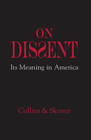 Couverture de l’ouvrage On Dissent