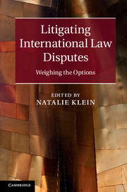 Couverture de l’ouvrage Litigating International Law Disputes